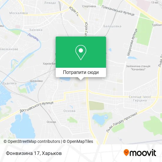 Карта Фонвизина 17