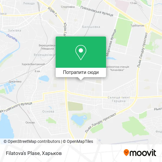 Карта Filatova's Plase