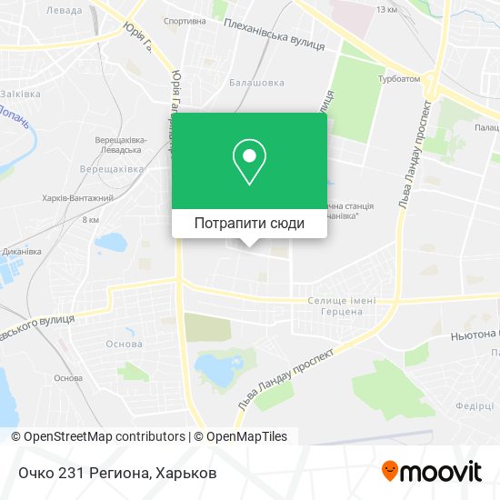 Карта Очко 231 Региона