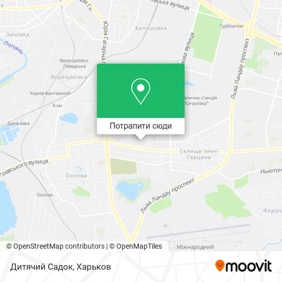 Карта Дитячий Садок
