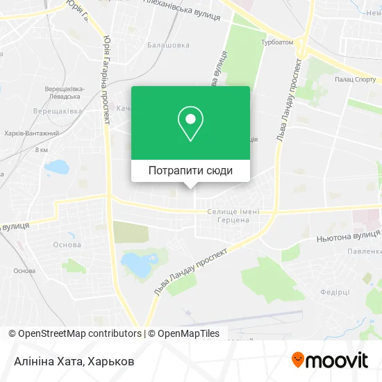 Карта Алініна Хата