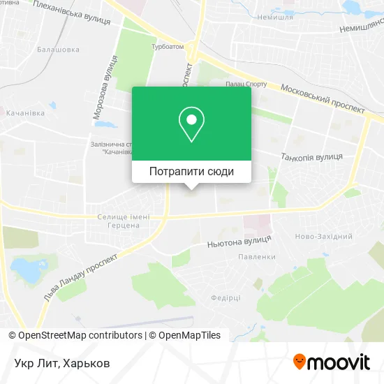 Карта Укр Лит