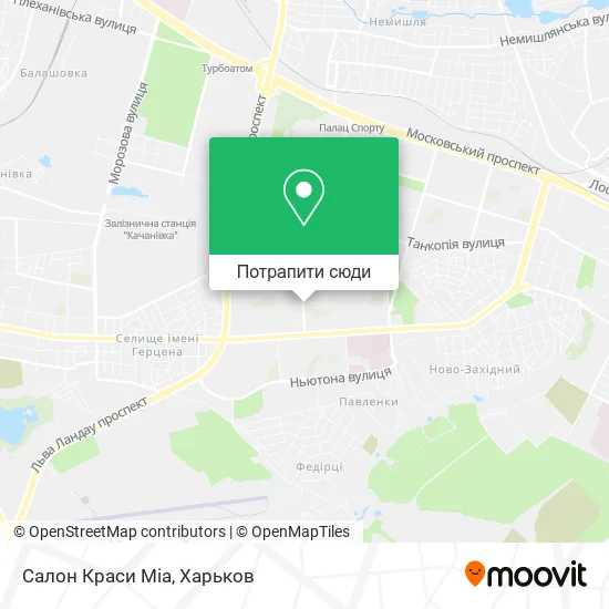 Карта Салон Краси Mia