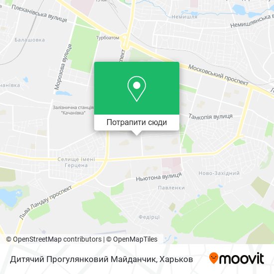 Карта Дитячий Прогулянковий Майданчик