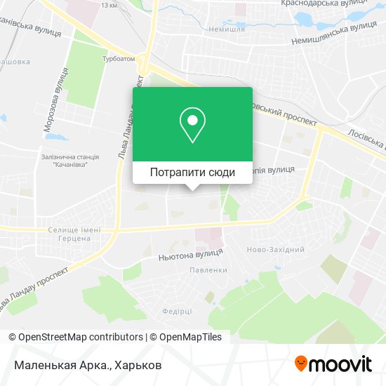 Карта Маленькая Арка.