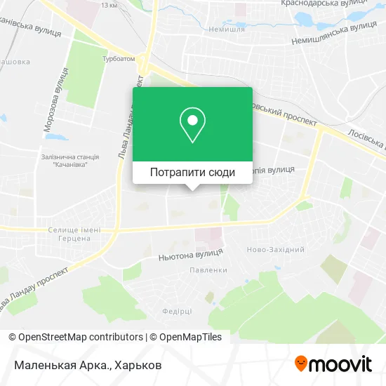 Карта Маленькая Арка.