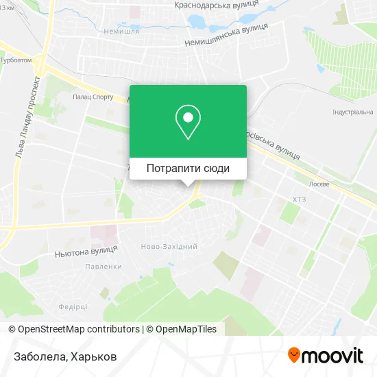 Карта Заболела