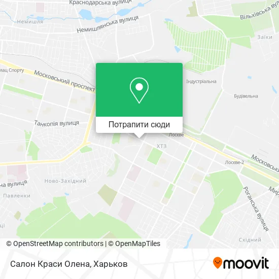 Карта Салон Краси Олена