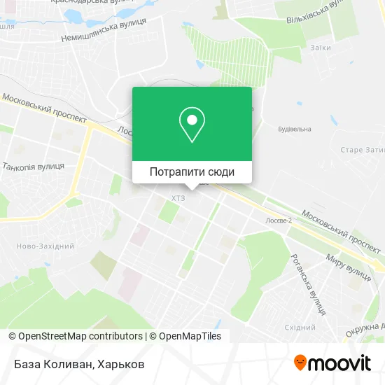 Карта База Коливан