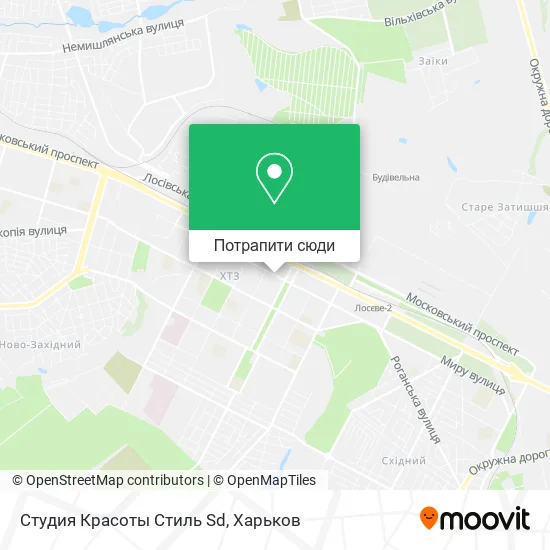 Карта Студия Красоты Стиль Sd