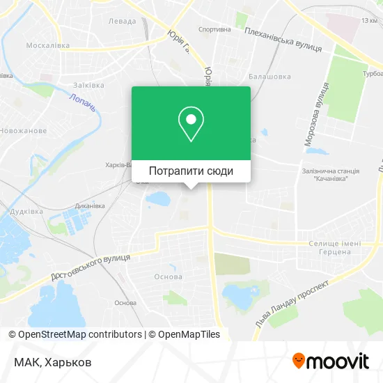 Карта МАК