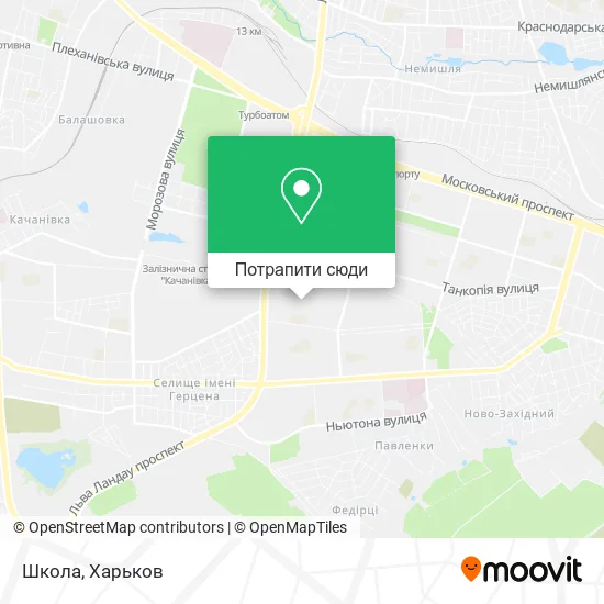 Карта Школа