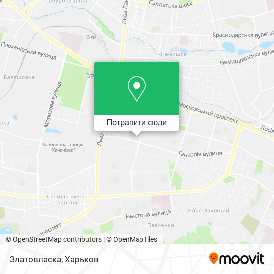 Карта Златовласка
