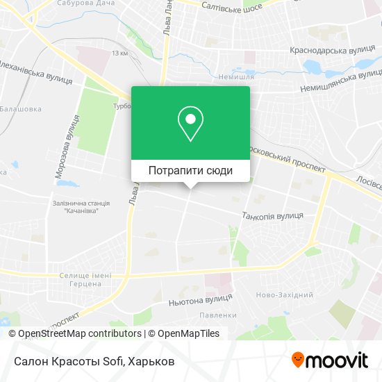 Карта Салон Красоты Sofi