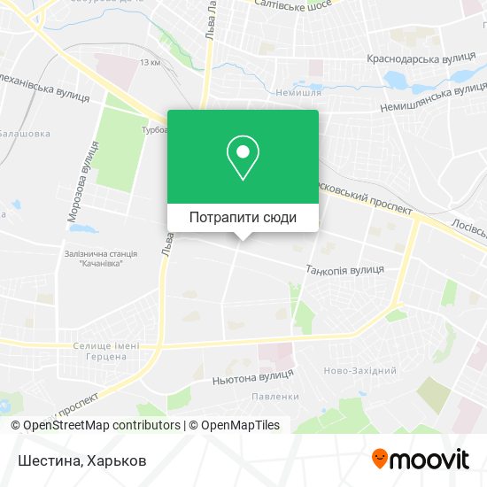 Карта Шестина