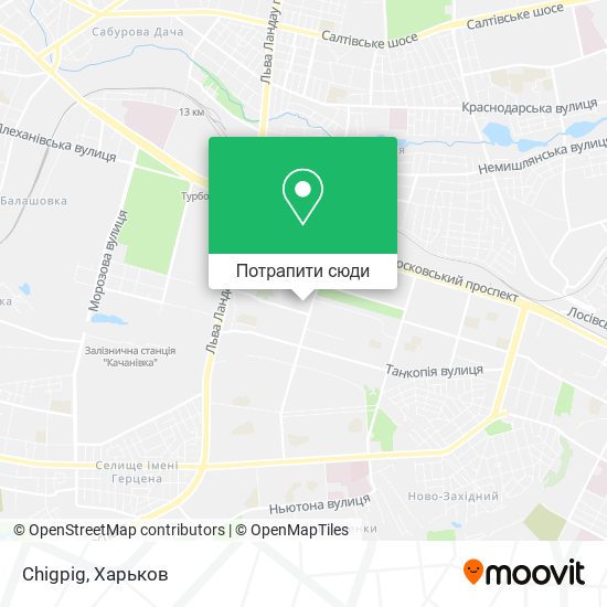 Карта Chigpig