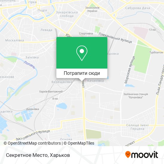 Карта Секретное Место