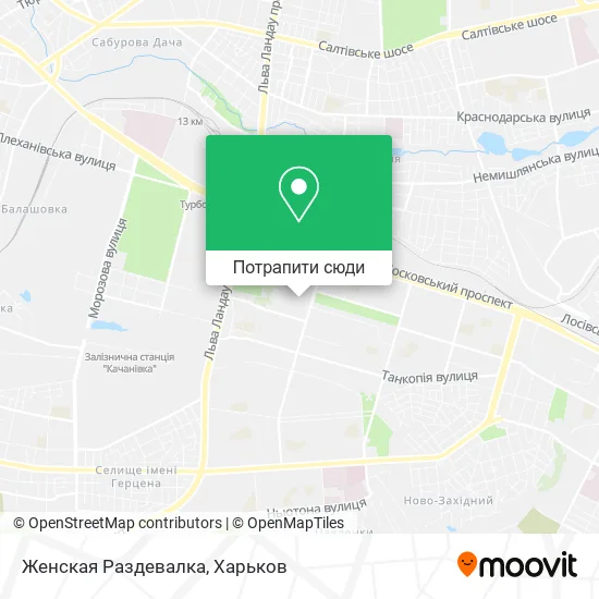Карта Женская Раздевалка
