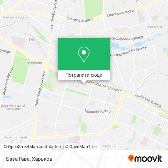 Карта База Гава