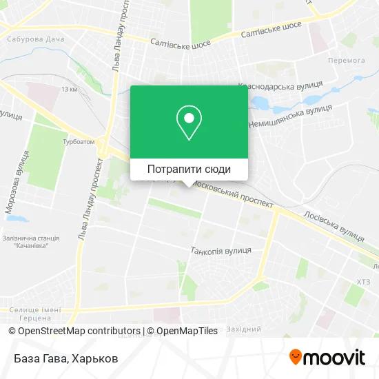 Карта База Гава