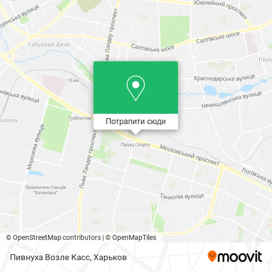 Карта Пивнуха Возле Касс