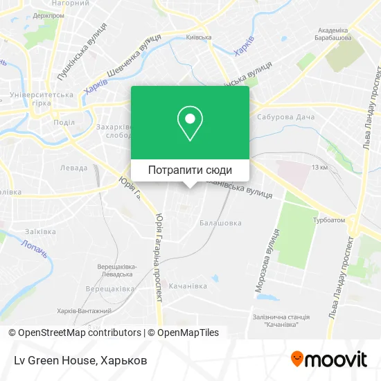 Карта Lv Green House
