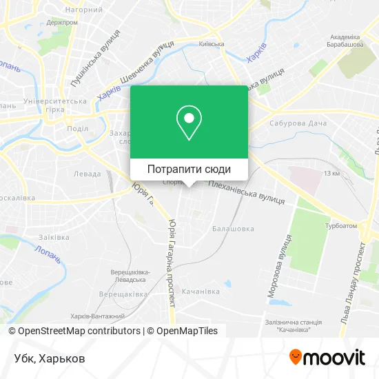 Карта Убк