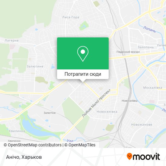 Карта Анічо