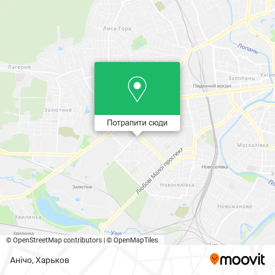 Карта Анічо