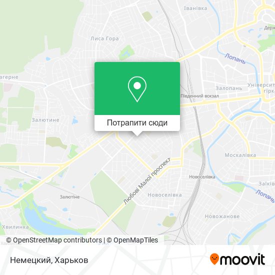 Карта Немецкий