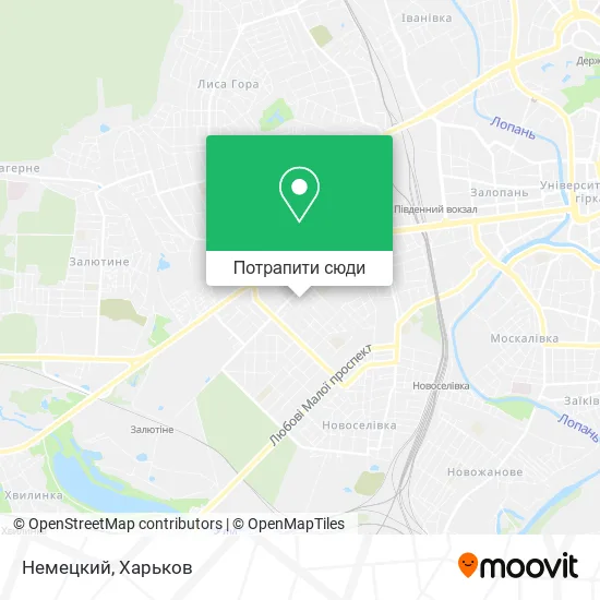Карта Немецкий