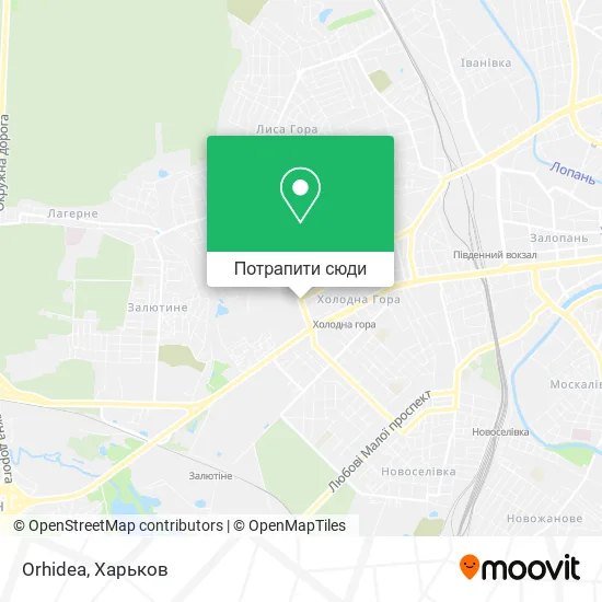 Карта Orhidea