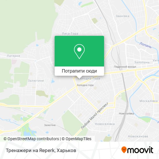 Карта Тренажери на Reperk