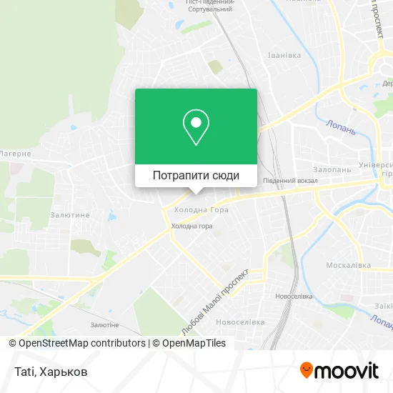 Карта Tati
