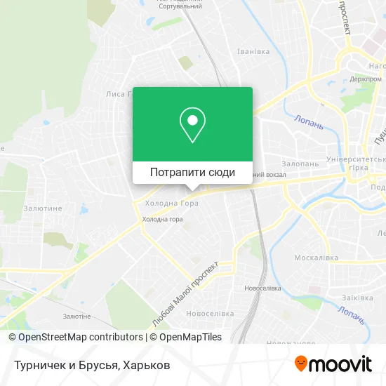 Карта Турничек и Брусья