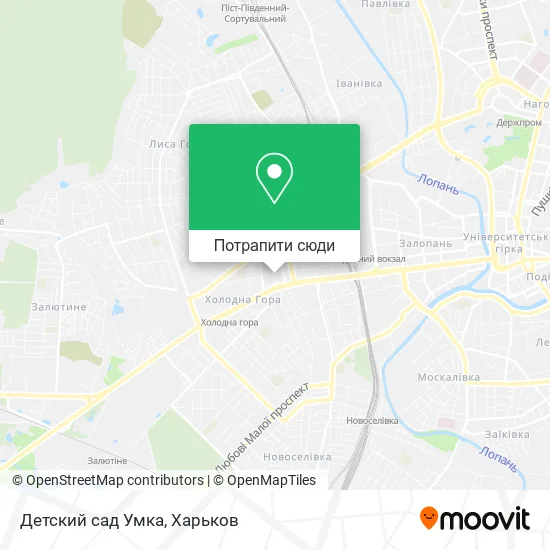 Карта Детский сад Умка