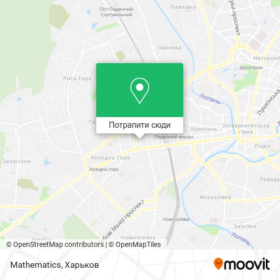 Карта Mathematics