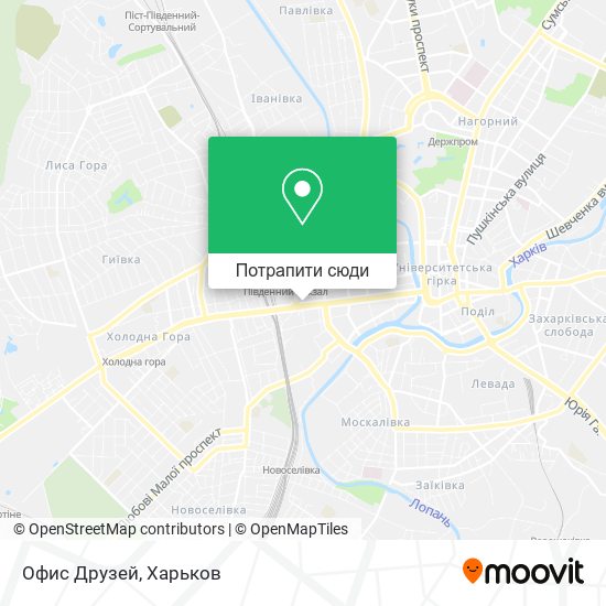 Карта Офис Друзей