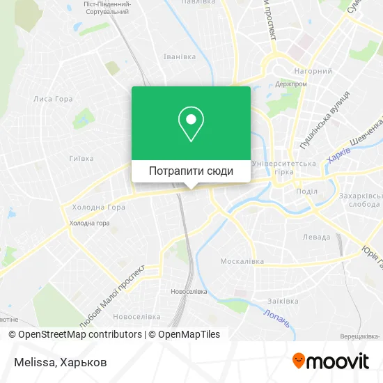 Карта Melissa