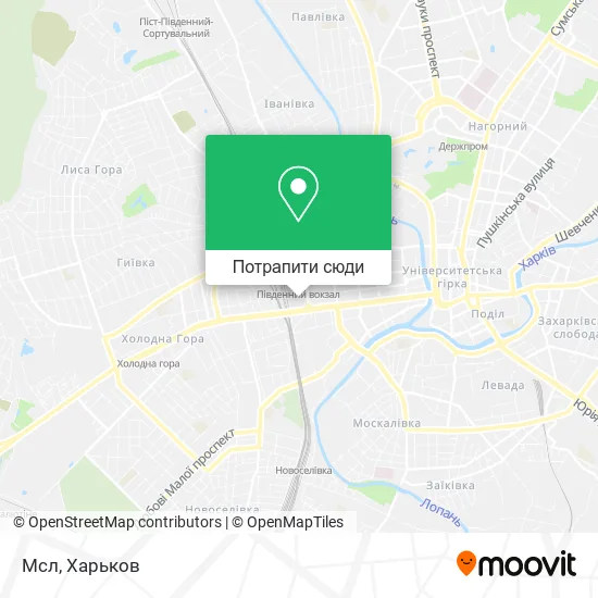 Карта Мсл