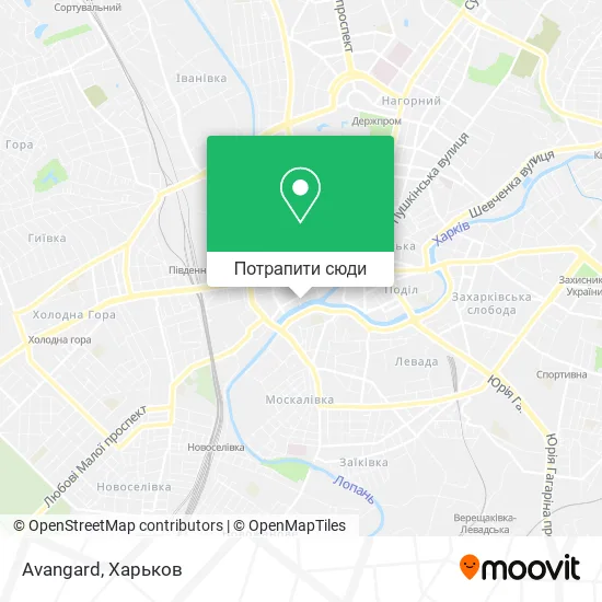 Карта Avangard