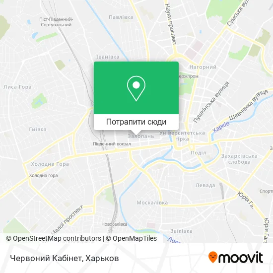 Карта Червоний Кабінет