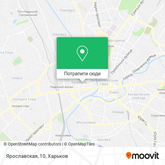 Карта Ярославская, 10