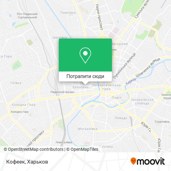 Карта Кофеек