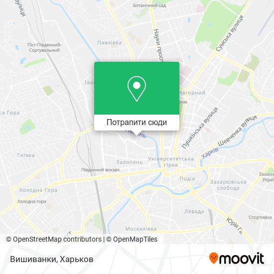 Карта Вишиванки
