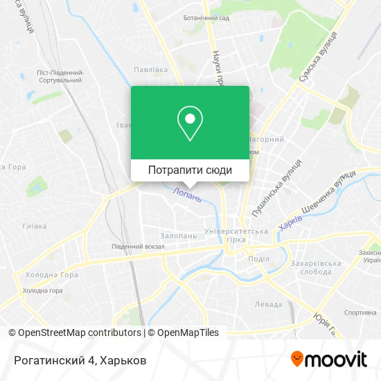 Карта Рогатинский 4