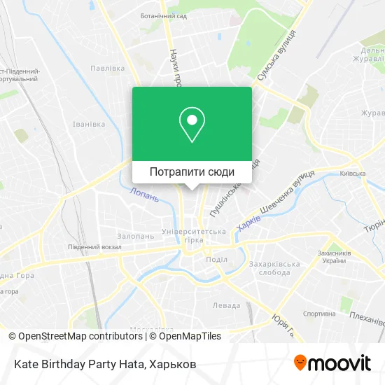 Карта Kate Birthday Party Hata