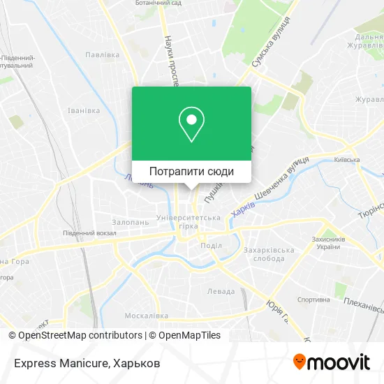 Карта Express Manicure