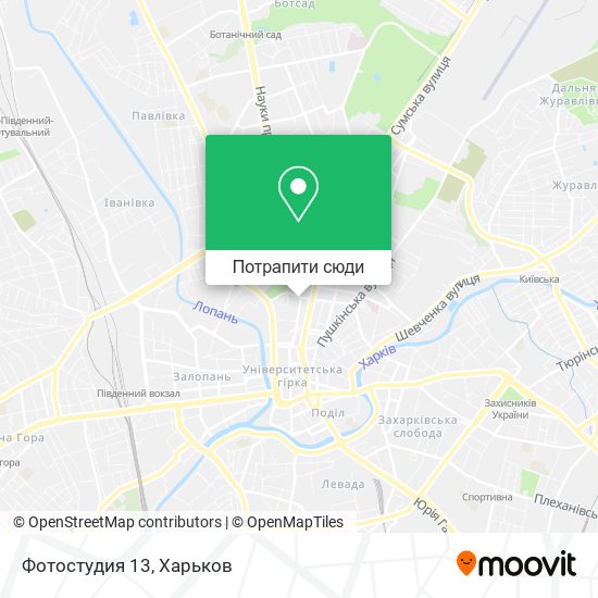 Карта Фотостудия 13