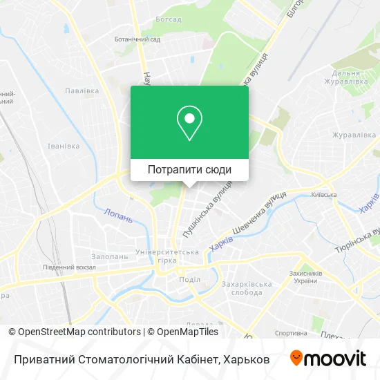 Карта Приватний Стоматологічний Кабінет